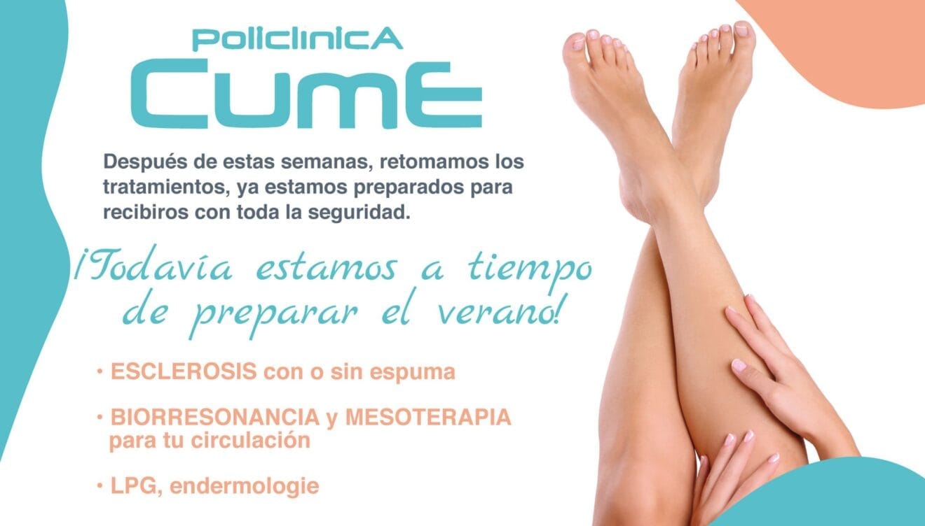 Tratamientos para cuidar tus piernas en Jávea - Policlínica CUME