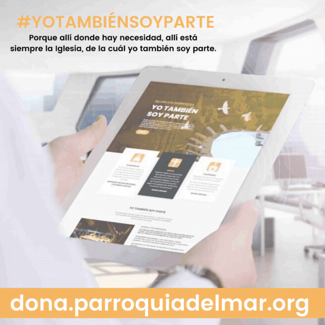Imagen: Campaña de suscripción de la Parroquia del mar