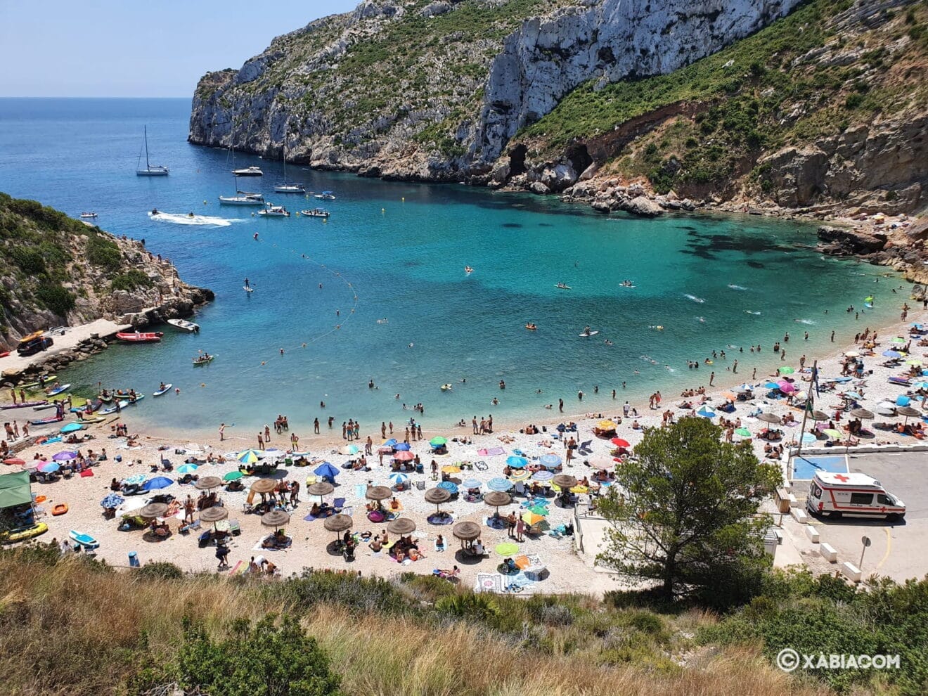 Cala de la Granadella el domingo 21 de junio