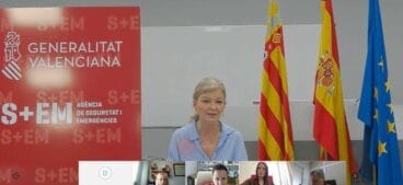 Gabriela Bravo en videoconferencia