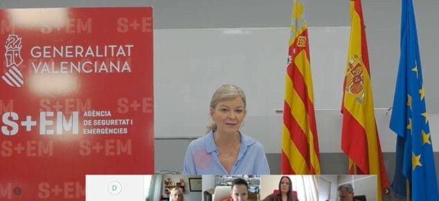 Imagen: Gabriela Bravo en videoconferencia