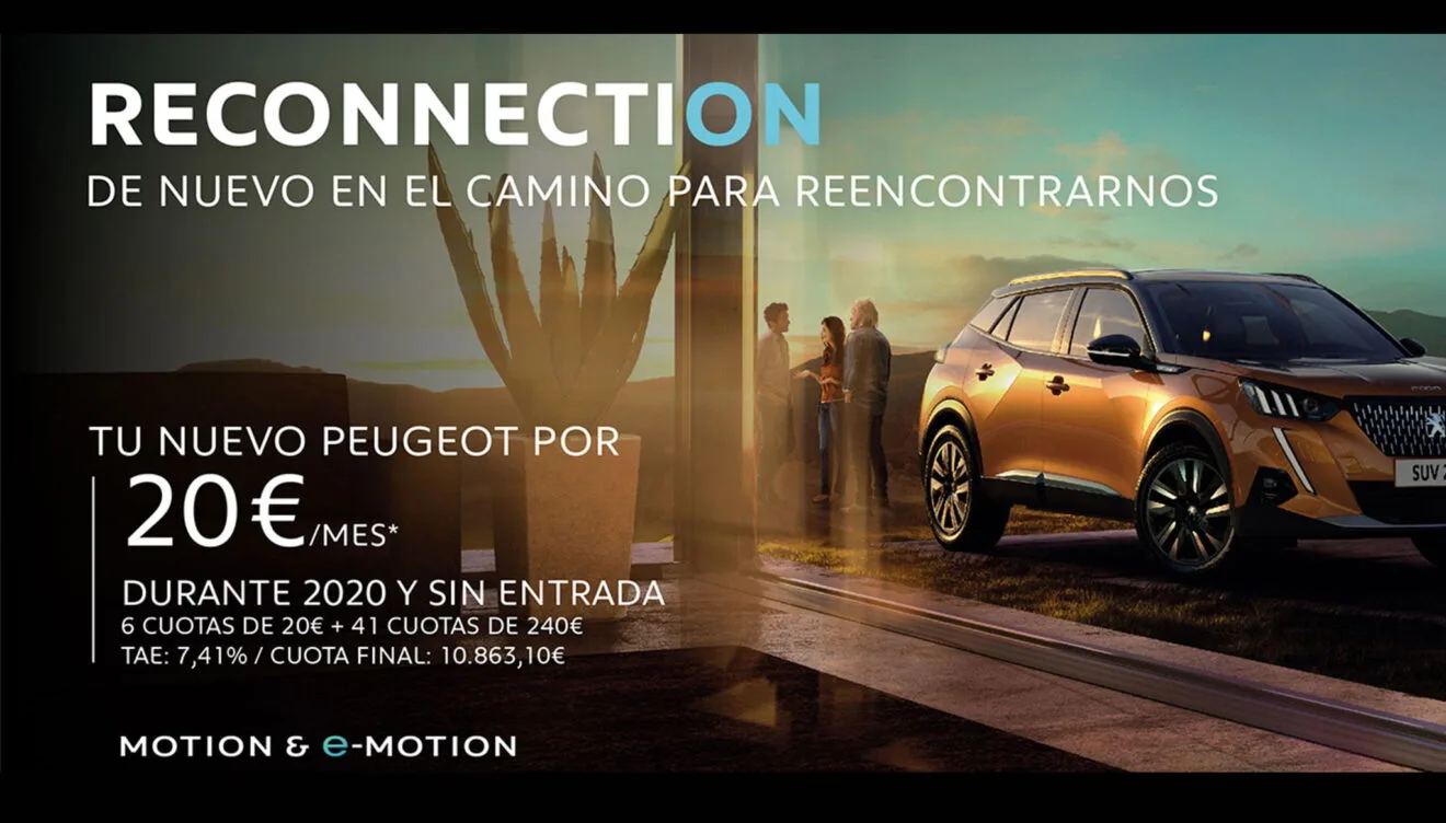 Tu nuevo Peugeot con una cuota única de 20€ - Peumóvil
