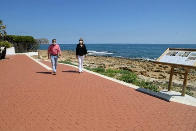 Imagen: Paseo de la Caleta con las obras finalizadas
