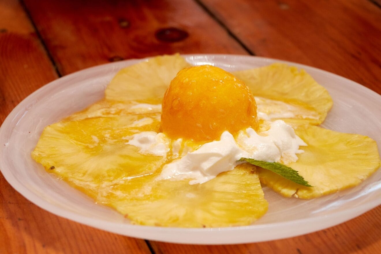 Postre refrescante en Isla Bonita