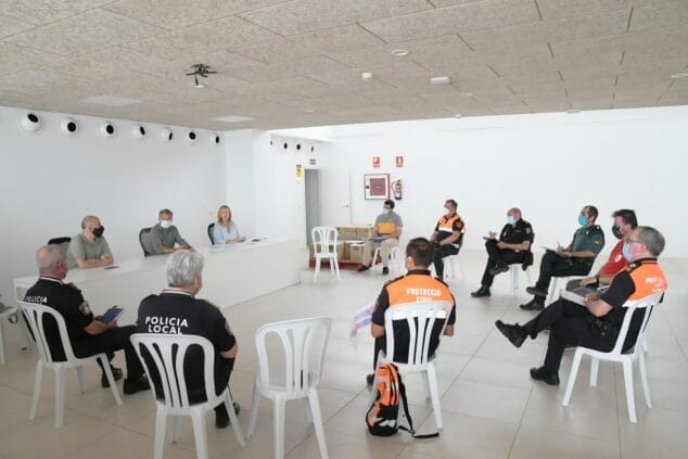 Imagen: Reunión de coordinación de vigilancia forestal