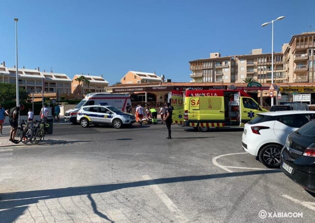 Imagen: Accidente en la playa del Arenal