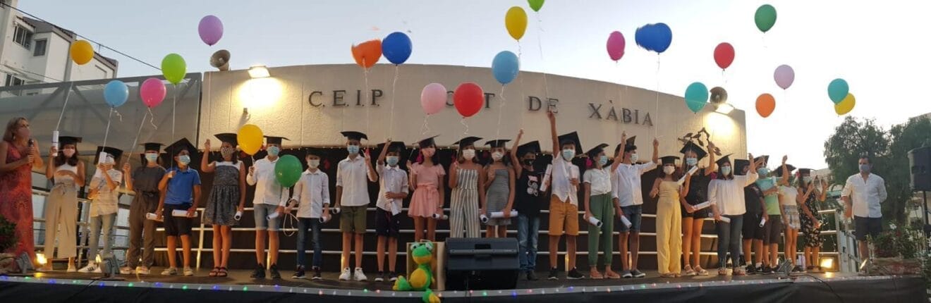 Alumnos de sexto curso del CEIP Port de Xàbia