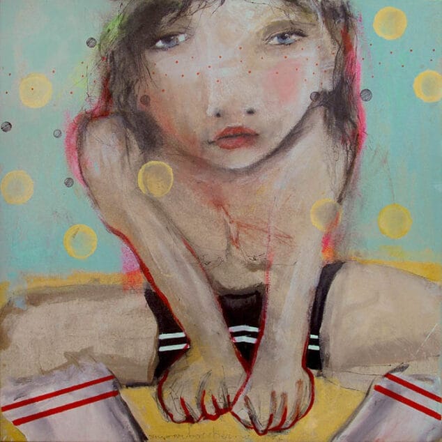 Imagen: Jo Posture, mixtalienzo, 50x50 cm.