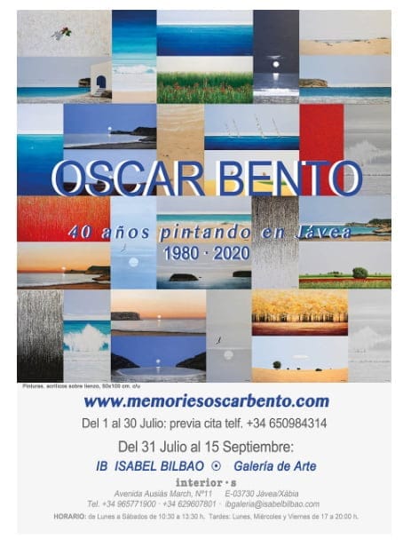 Imagen: Exposición de Oscar Bento en Xàbia