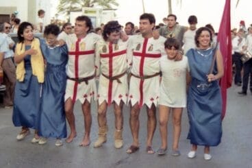 Filà Ballesters en el desembarco de 1987