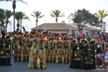 Filà Ballesters en el desfile de 2017