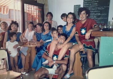 Filà Ballesters Xàbia en el primer año de su fundación