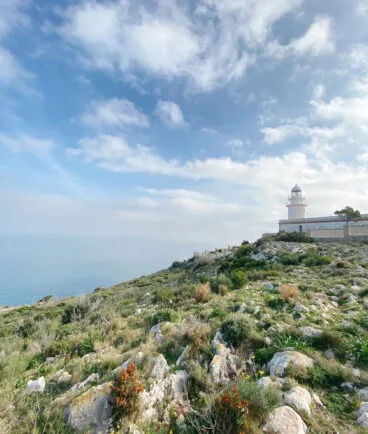 Espectacular imagen del faro del Cap de Sant Antoni de Xàbia