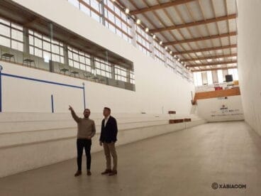 Interior del Trinquet Municipal de Xàbia