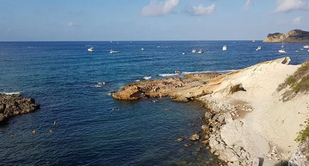 Image: La Cala Blanca or Caleta
