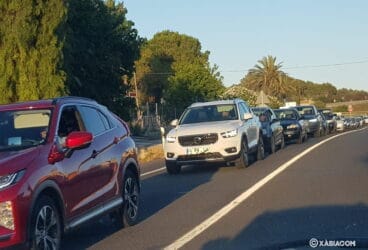 Largas colas para acceder a la AP-7