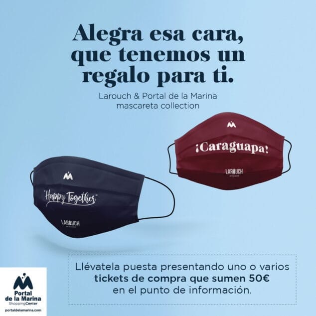 Imagen: Edición de mascarillas con mensajes divertidos - Portal de la Marina