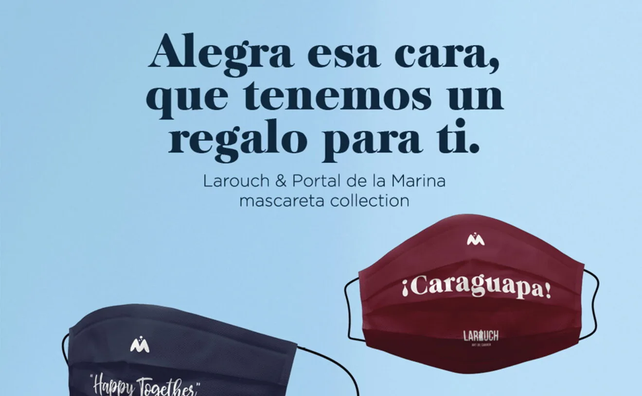 Mascarillas de regalo en Portal de la Marina