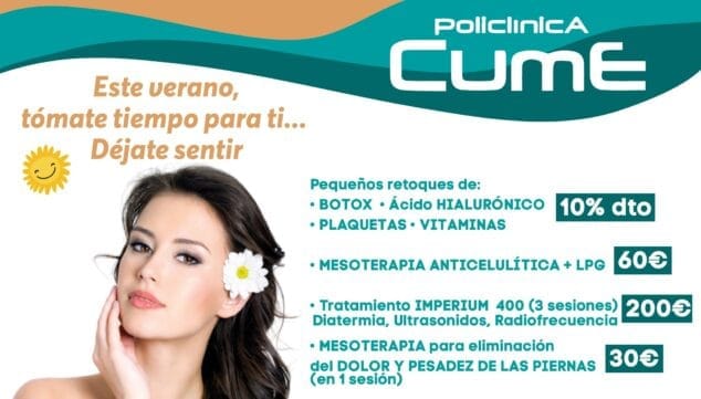 Imagen: Ofertas y descuentos en tratamientos - Policlínica CUME