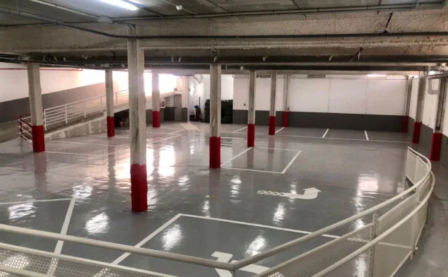 Imagen: Nuevo parking de Policlínica Glorieta