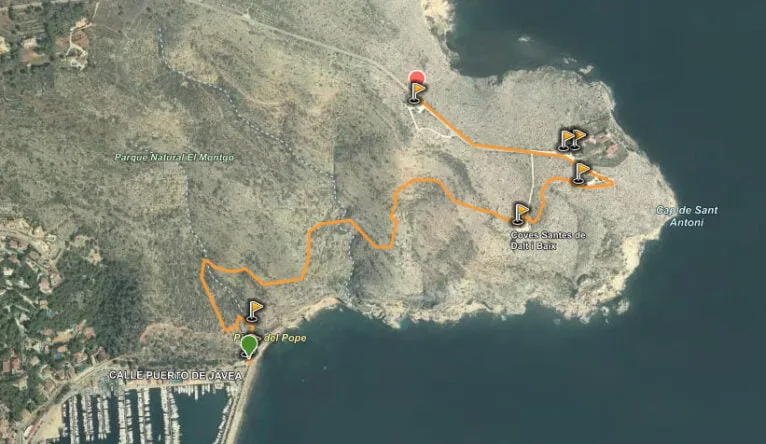 Ruta Cabo San Antonio-puerto de Xàbia