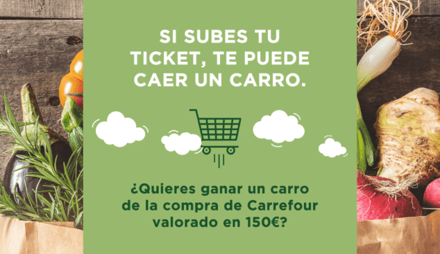 Imagen: Sorteo de carro de compra en Portal de la Marina