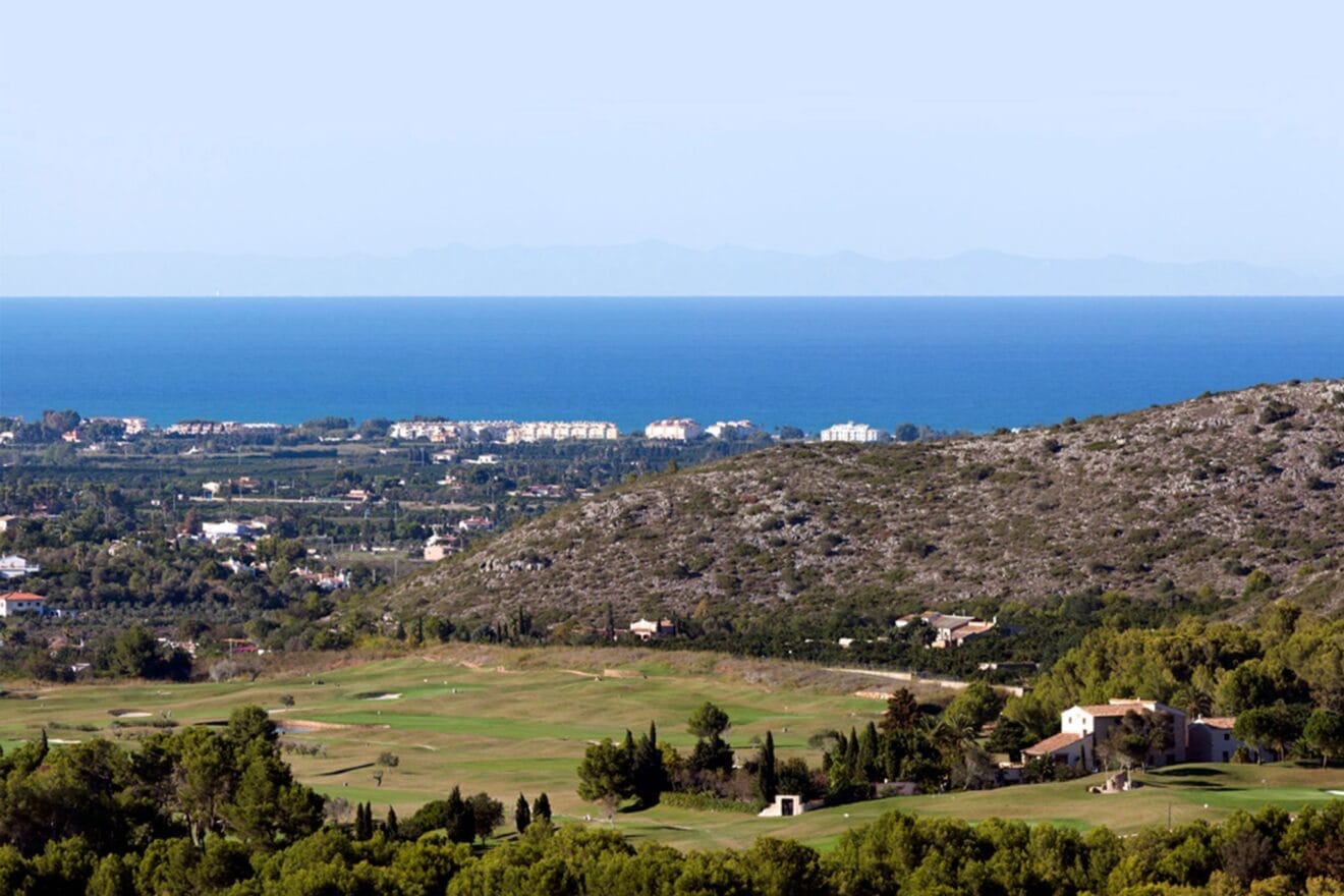 Vistas al mar desde La Sella Golf