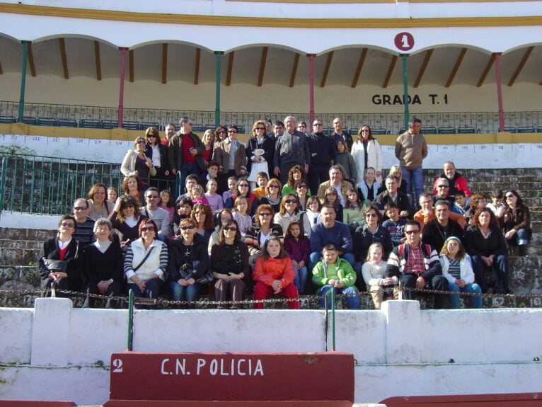 Participantes del Ajedrez Viviente en Linares en 2008 - Foto: Lina Sapena