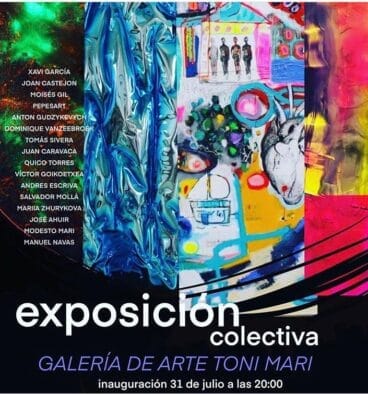 Cartel de la exposición colectiva