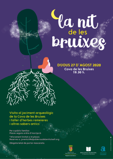 Cartel Noche de Brujas en Benitatxell