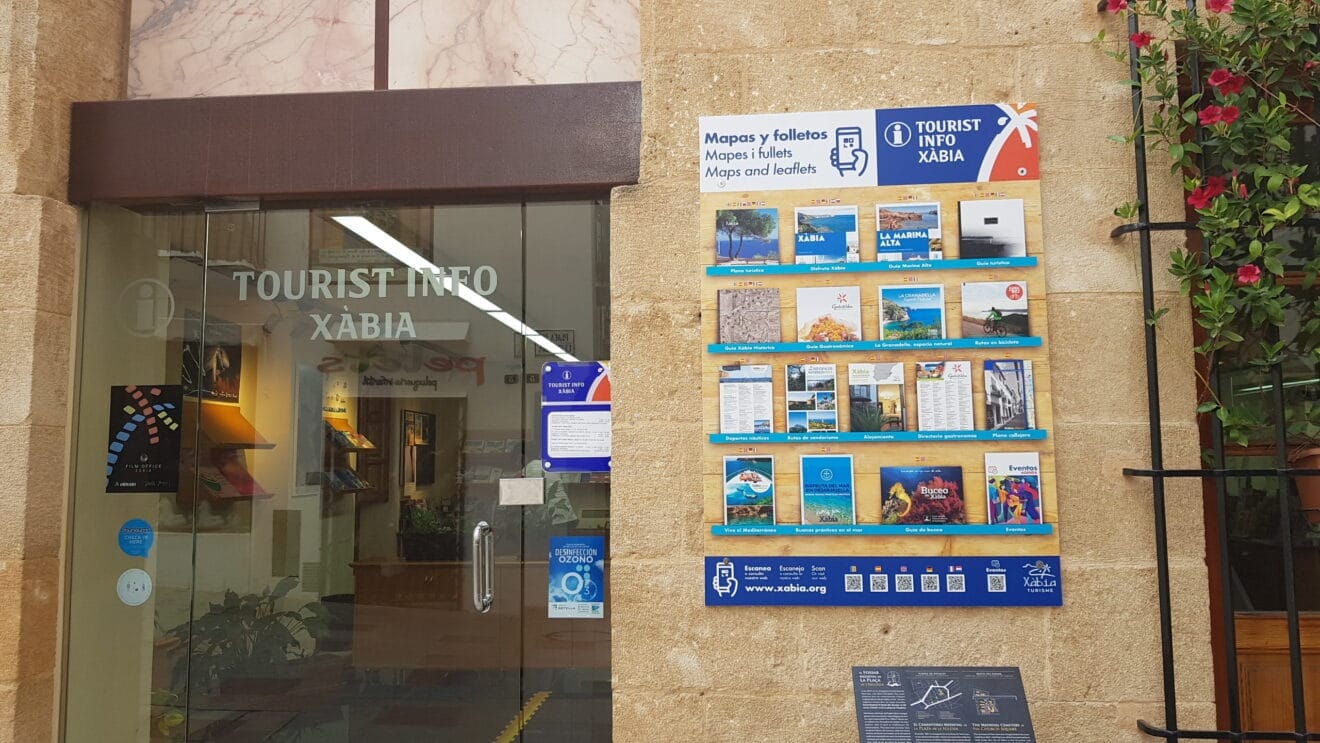 Códigos QR de la información turística de Xàbia