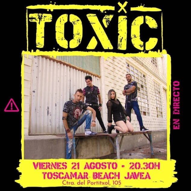 Imagen: Concierto de Toxic en Xàbia