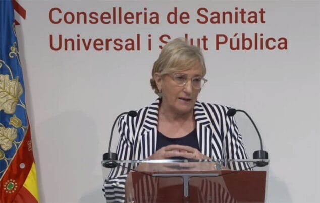 Imagen: Consellera de Sanidad, Ana Barceló
