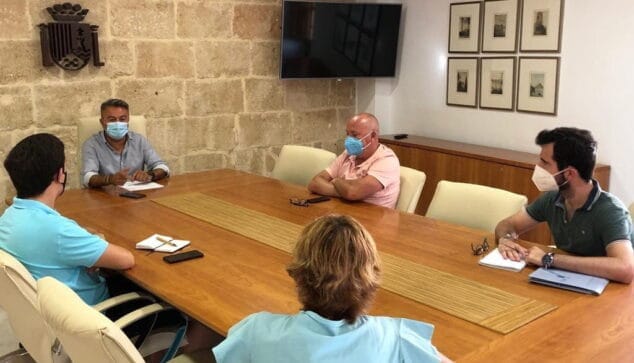 Imagen: Junta de portavoces en el Ayuntamiento