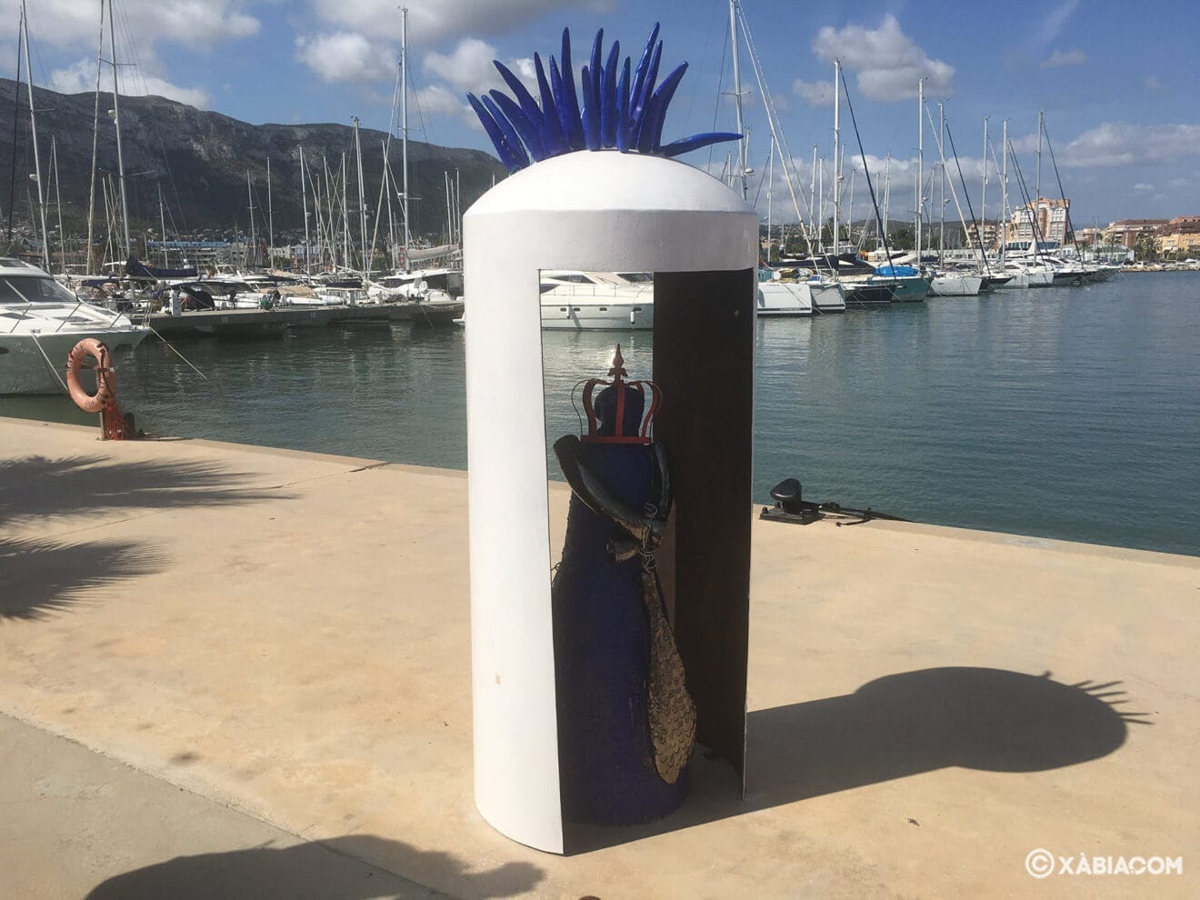 Obra expuesta en la muestra de Marina de Dénia