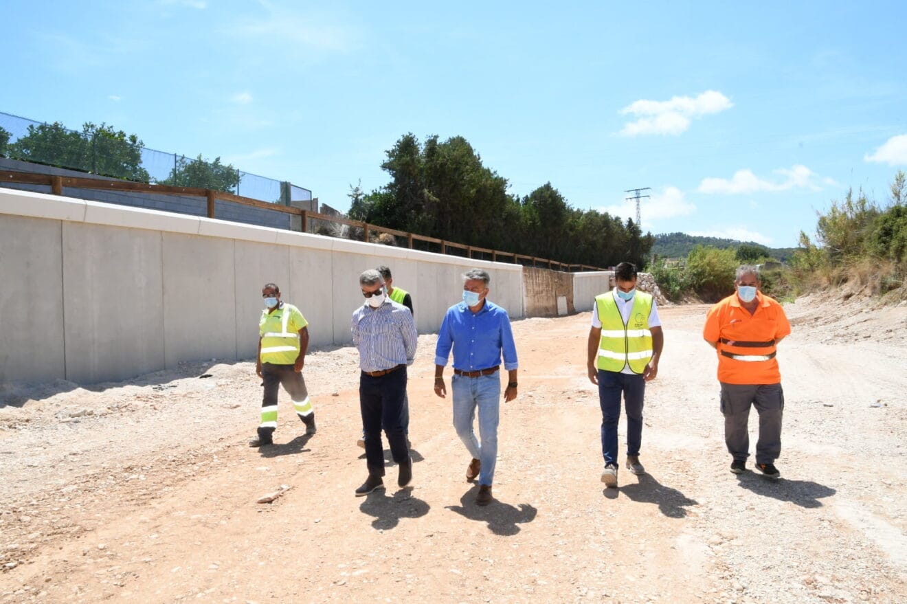 Reparado el muro de contención del río Gorgos