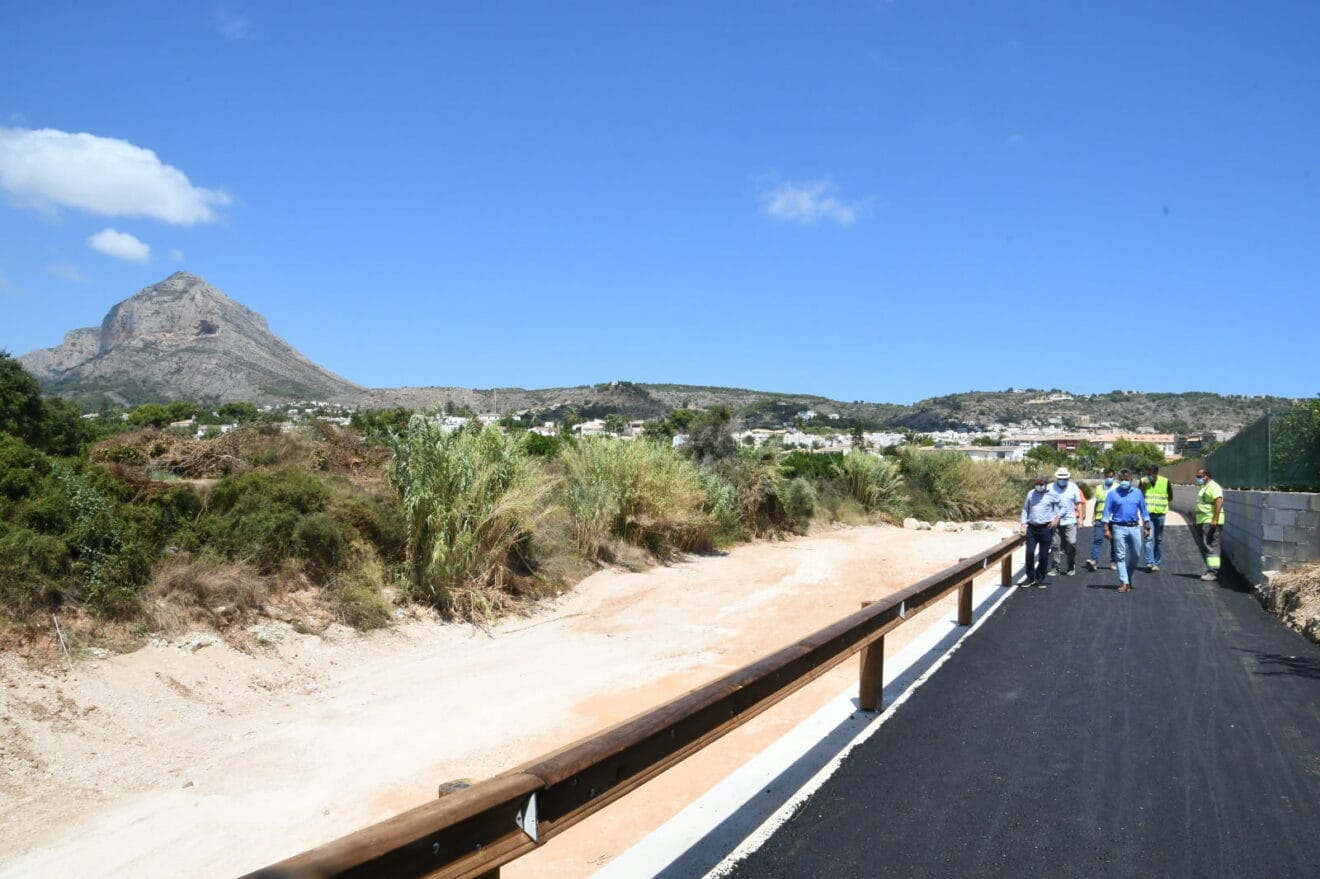 Terminadas las obras de reparación del muros del río de Gorgos
