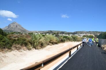 Terminadas las obras de reparación del muros del río de Gorgos