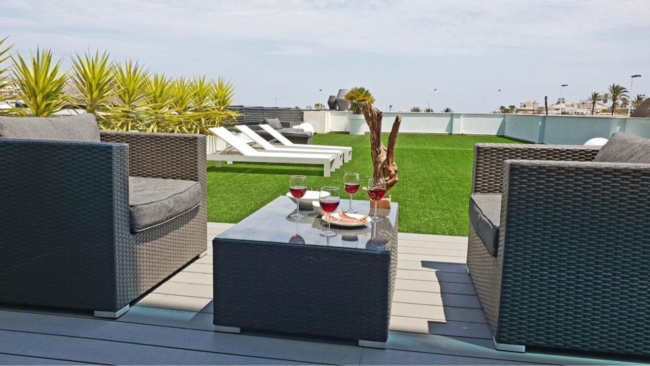 Terraza vacaciones en Jávea - Aguila Rent a Villa