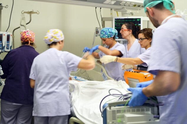 Imagen: UCI del Hospital de Dénia