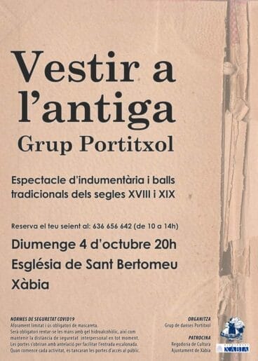 Actuación del Grup de Danses Portitxol