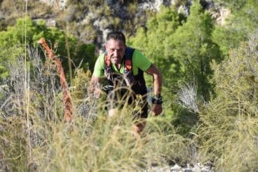 Atleta del Llebeig durante la carrera