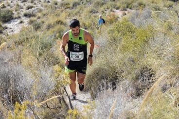 Eduardo Vallés durante la carrera