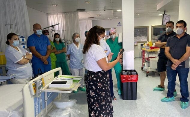 Imagen: Formación del personal en el uso de la tecnología - Hospital Clínica Benidorm (HCB)