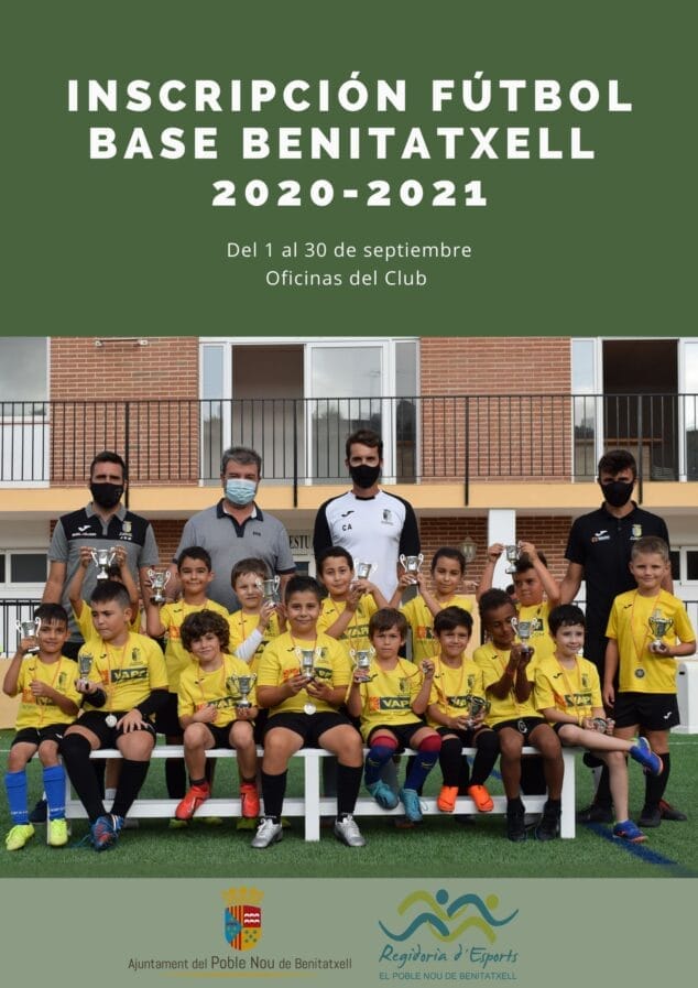 Imagen: Inscripción fútbol Benitatxell