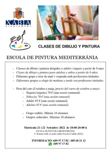 Matricula escuela de pintura