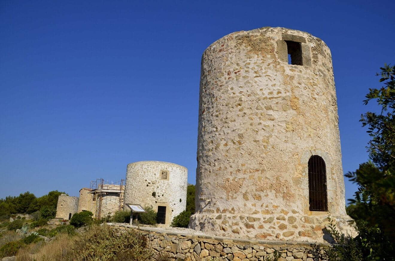 Imagen dels Molins de Xàbia