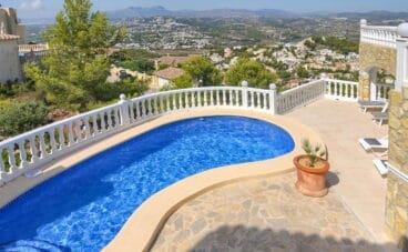 Piscina de una casa de vacaciones en Benitachell – Aguila Rent a Villa