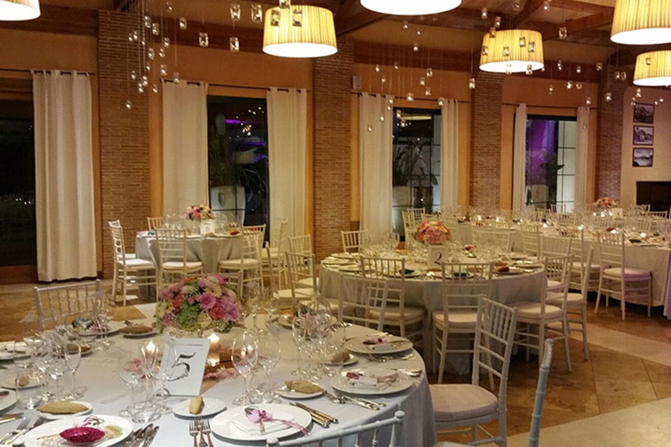 Salón de celebraciones en Hotel Les Rotes