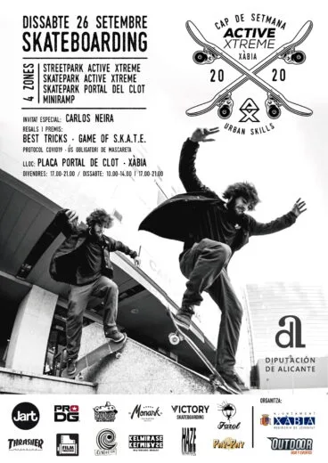 Skateboarding en Xàbia